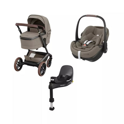 MAXI-COSI CARRITO DE BEBÉ DÚO FAME + PEBBLE 360 PRO Y BASE